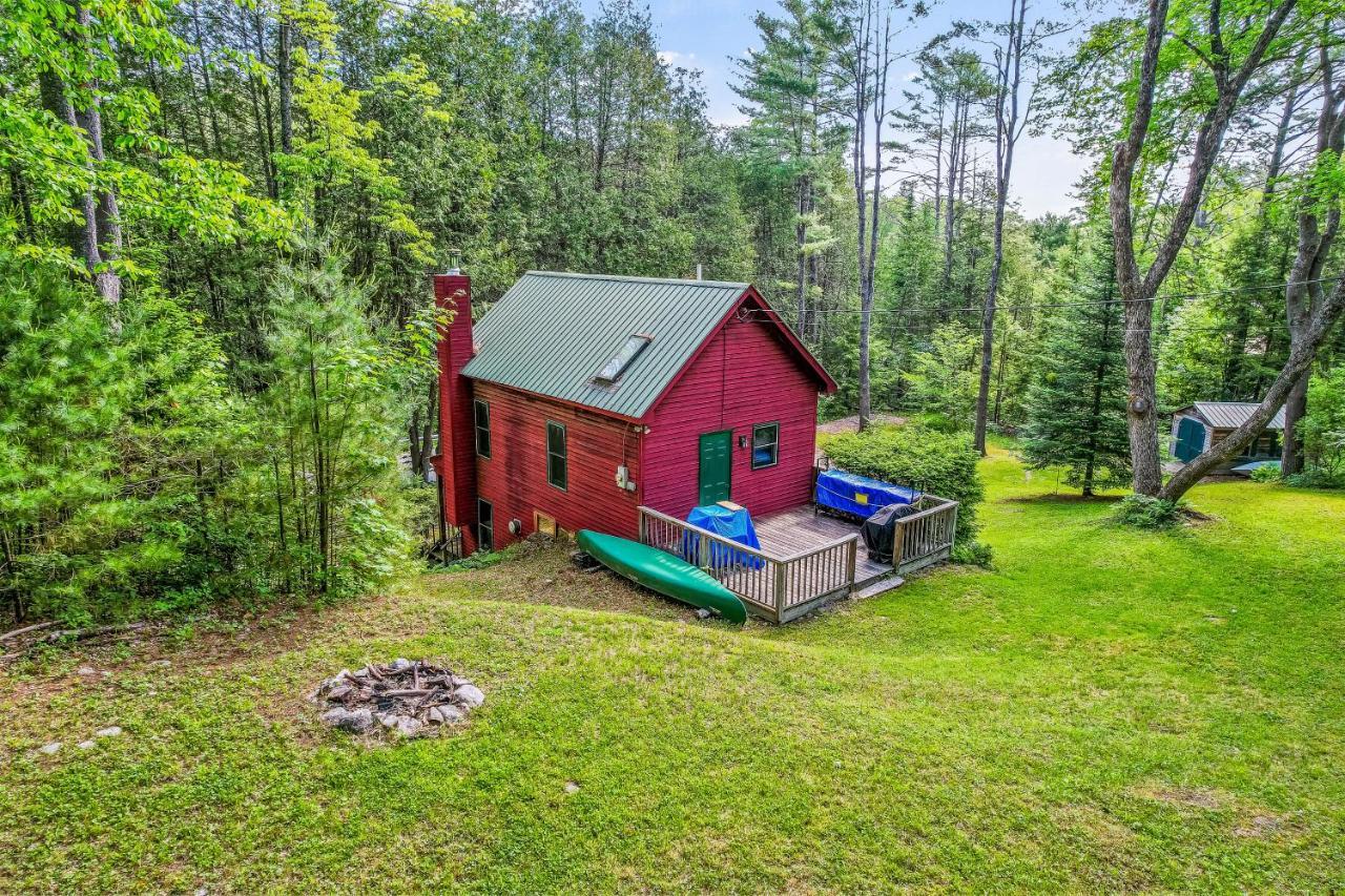 Brook Sound Cabin Schroon Lake Bagian luar foto